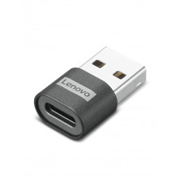 Lenovo 4X91C99226 kaapelin sukupuolenvaihtaja USB-C USB-A Musta