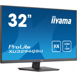 iiyama ProLite XU3294QSU-B1 tietokoneen litteä näyttö 80 cm (31.5") 2560 x 1440 pikseliä Wide Quad HD LCD Musta