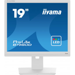 iiyama ProLite B1980D-W5 tietokoneen litteä näyttö 48,3 cm (19") 1280 x 1024 pikseliä SXGA LCD Valkoinen