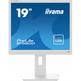 iiyama ProLite B1980D-W5 tietokoneen litteä näyttö 48,3 cm (19") 1280 x 1024 pikseliä SXGA LCD Valkoinen