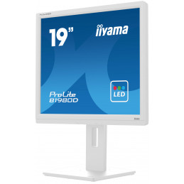 iiyama ProLite B1980D-W5 tietokoneen litteä näyttö 48,3 cm (19") 1280 x 1024 pikseliä SXGA LCD Valkoinen