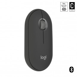 Logitech Pebble 2 M350s hiiri Molempikätinen RF Wireless + Bluetooth Optinen 4000 DPI