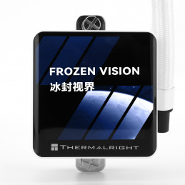 Thermalright Frozen Vision 360 Tietokonekotelo, Suoritin All-in-one-nesteenjäähdytin 12 cm Valkoinen 1 kpl