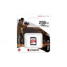 Kingston Technology Canvas React Plus 256 GB SDXC UHS-II Luokka 10