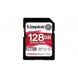 Kingston Technology Canvas React Plus 128 GB SDXC UHS-II Luokka 10