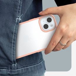 OtterBox React matkapuhelimen suojakotelo 17 cm (6.7") Suojus Persikka, Läpinäkyvä