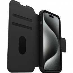 OtterBox Strada matkapuhelimen suojakotelo 15,5 cm (6.1") Folio-kotelo Musta