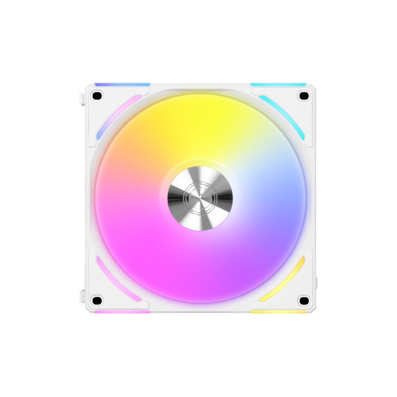 Lian Li UF-AL120V2-1W Tietokoneen jäähdytysjärjestelmä Tietokonekotelo Tuuletin 12 cm Valkoinen 1 kpl