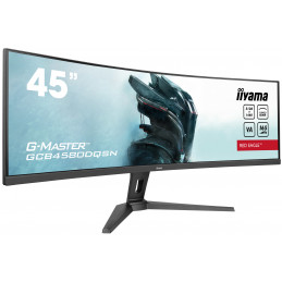 iiyama G-MASTER RED EAGLE CURVED tietokoneen litteä näyttö 114,3 cm (45") 5120 x 1440 pikseliä Dual QHD LED Musta