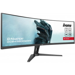 iiyama G-MASTER RED EAGLE CURVED tietokoneen litteä näyttö 114,3 cm (45") 5120 x 1440 pikseliä Dual QHD LED Musta