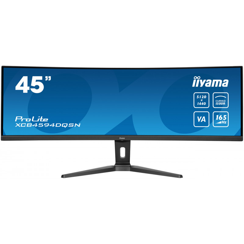 iiyama G-MASTER 45"LCD Curved Bus. UWQHD tietokoneen litteä näyttö 114,3 cm (45") 5120 x 1440 pikseliä Dual QHD LED Musta