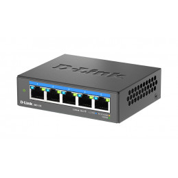 D-Link DMS-105 Hallitsematon L2 2.5G Ethernet (100 1000 2500) Musta