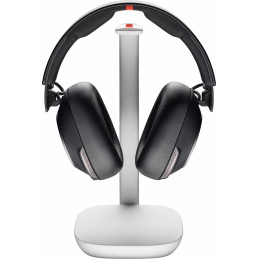 POLY Voyager Surround 85 UC -USB-C-kuulokemikrofoni + USB-C- A-sovitin + latausteline, Microsoft Teams -sertifioitu