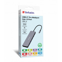 Verbatim CMH-13 USB Type-C 10000 Mbit s Hopea