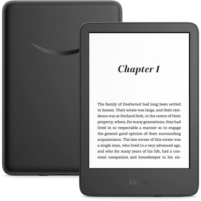 Amazon Kindle e-kirjan lukulaite Kosketusnäyttö 16 GB Wi-Fi Musta