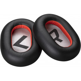 POLY Voyager 8200 Black Leatherette Ear Cushions (2 Pieces) Tyyny- pehmustesarja