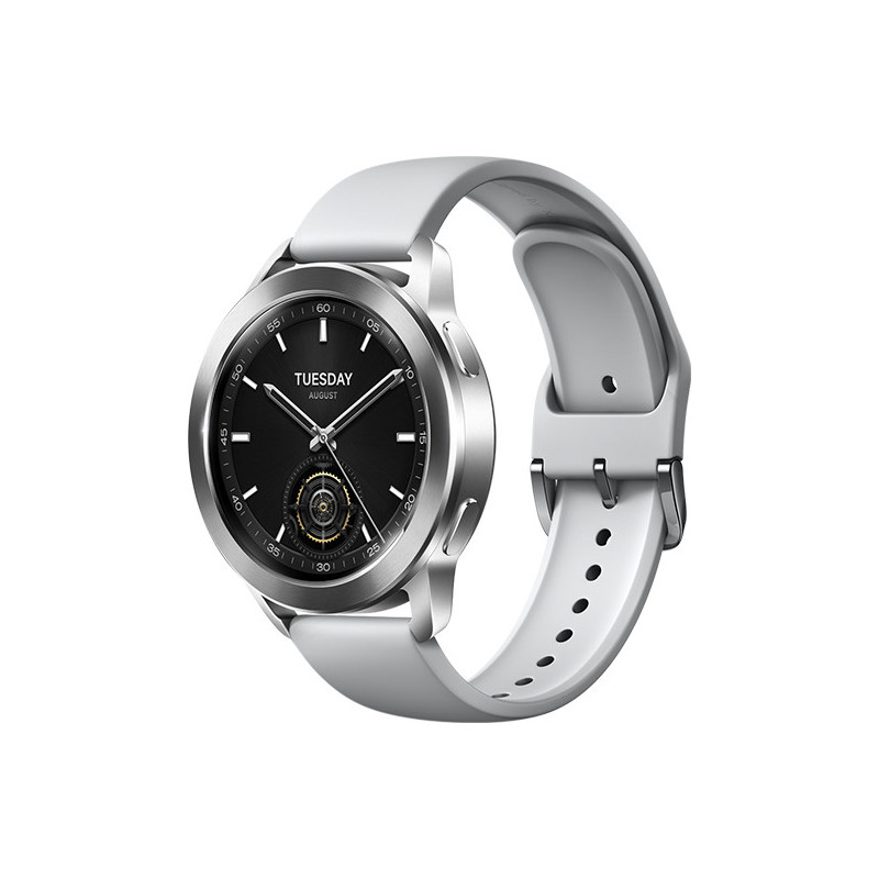 Xiaomi Watch S3 3,63 cm (1.43") AMOLED 47 mm Digitaalinen 466 x 466 pikseliä Kosketusnäyttö Hopea GPS (satelliitti)