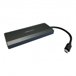 LC-Power LC-HUB-C-MULTI-7-M2 keskitin USB 3.2 Gen 1 (3.1 Gen 1) Type-C 5000 Mbit s Antrasiitti