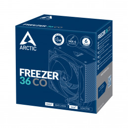 ARCTIC Freezer 36 CO Suoritin Ilmanjäähdytin 12 cm Musta, Hopea 1 kpl