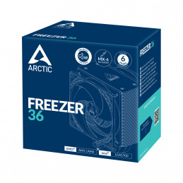ARCTIC Freezer 36 Suoritin Ilmanjäähdytin 12 cm Musta, Hopea 1 kpl