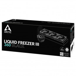 ARCTIC Liquid Freezer III 360 Suoritin All-in-one-nesteenjäähdytin 12 cm Musta 1 kpl