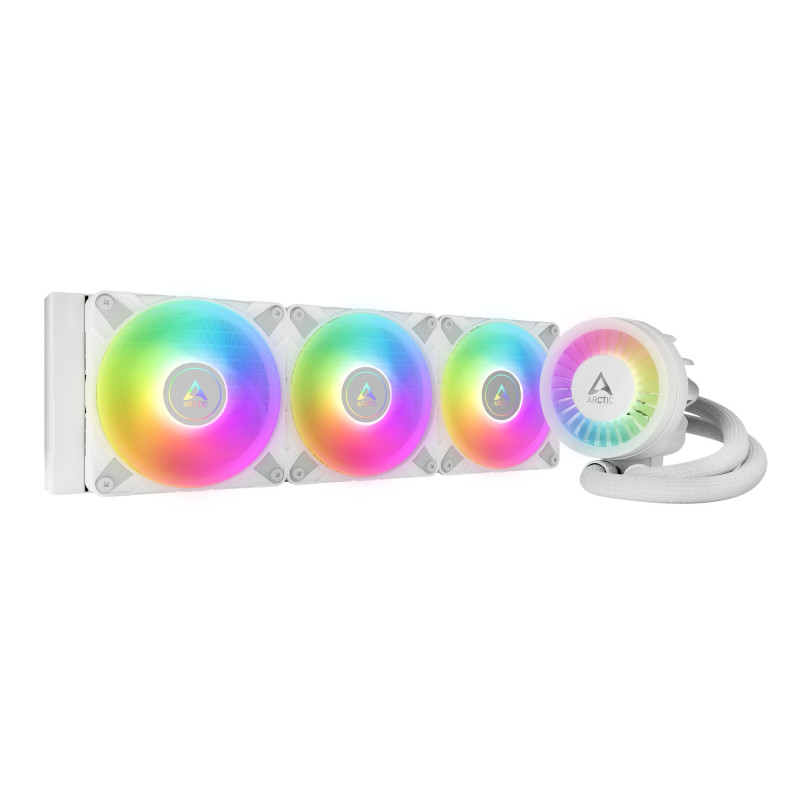 ARCTIC Liquid Freezer III 360 A-RGB Suoritin All-in-one-nesteenjäähdytin 12 cm Valkoinen 1 kpl