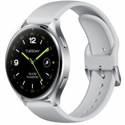 Xiaomi Watch 2 3,63 cm (1.43") AMOLED 46 mm Digitaalinen 466 x 466 pikseliä Kosketusnäyttö Hopea Wi-Fi GPS (satelliitti)