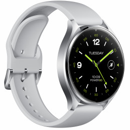 Xiaomi Watch 2 3,63 cm (1.43") AMOLED 46 mm Digitaalinen 466 x 466 pikseliä Kosketusnäyttö Hopea Wi-Fi GPS (satelliitti)