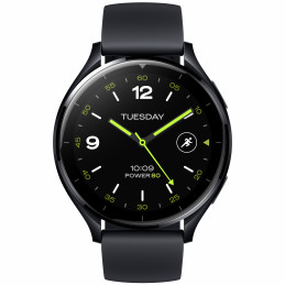 Xiaomi Watch 2 3,63 cm (1.43") AMOLED 46 mm Digitaalinen 466 x 466 pikseliä Kosketusnäyttö Musta Wi-Fi GPS (satelliitti)