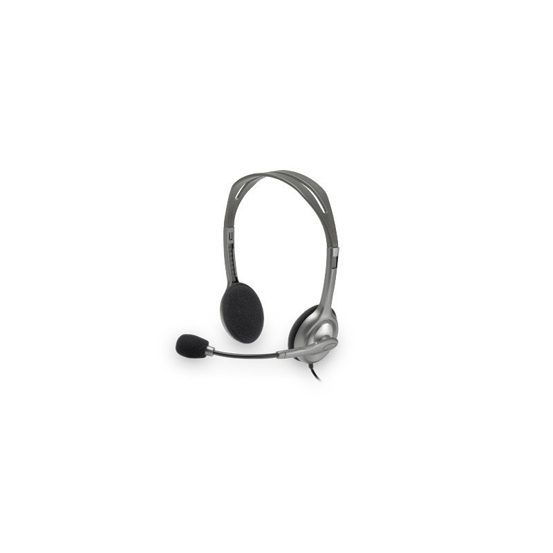 Logitech H111 Stereo Headset Kuulokkeet Langallinen Pääpanta Toimisto puhelukeskus Harmaa