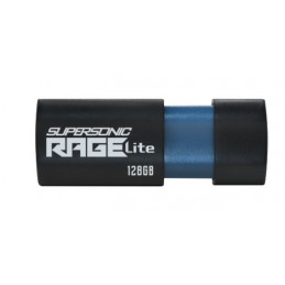Patriot Memory Supersonic Rage Lite USB-muisti 128 GB USB A-tyyppi 3.2 Gen 1 (3.1 Gen 1) Musta, Sininen