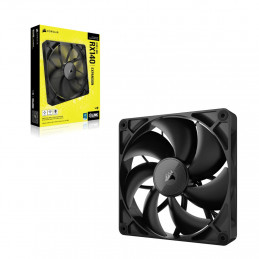 Corsair iCUE LINK RX140 Tietokonekotelo Tuuletin 14 cm Musta 1 kpl