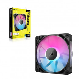 Corsair iCUE LINK RX120 RGB Tietokonekotelo Tuuletin 12 cm Musta 1 kpl