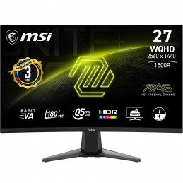 MSI MAG 27CQ6F tietokoneen litteä näyttö 68,6 cm (27") 2560 x 1440 pikseliä Quad HD LCD Musta