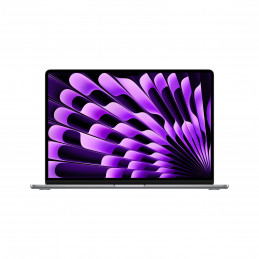 Apple MacBook Air Kannettava tietokone 38,9 cm (15.3") Apple M M3 8 GB 512 GB SSD Wi-Fi 6E (802.11ax) macOS Sonoma Harmaa