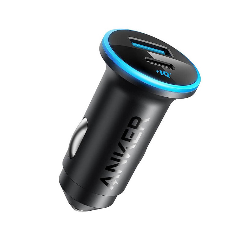 Anker ANKNB-A2735G11 Kuulokkeet, Älypuhelin, Tabletti, Universaali Musta Tupakansytytin Auto