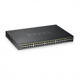 Zyxel GS1920-48HPV2 verkkokytkin Hallittu Gigabit Ethernet (10 100 1000) Power over Ethernet -tuki Musta