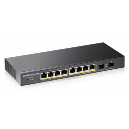 Zyxel GS1900-10HP verkkokytkin Hallittu L2 Gigabit Ethernet (10 100 1000) Power over Ethernet -tuki Musta