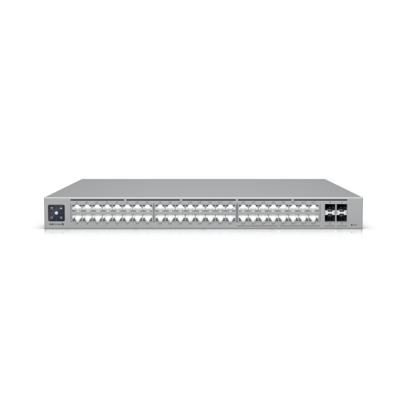 Ubiquiti USW-PRO-MAX-48-POE verkkokytkin L3 2.5G Ethernet (100 1000 2500) Power over Ethernet -tuki Harmaa