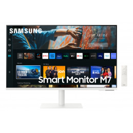 Samsung S32CM703UU tietokoneen litteä näyttö 81,3 cm (32") 3840 x 2160 pikseliä 4K Ultra HD LED Valkoinen