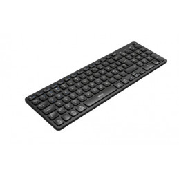 Deltaco TB-902 näppäimistö RF Wireless + Bluetooth QWERTY Pohjoismainen Musta