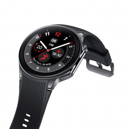 OnePlus Watch 2 3,63 cm (1.43") AMOLED Digitaalinen 466 x 466 pikseliä Kosketusnäyttö Musta Wi-Fi GPS (satelliitti)