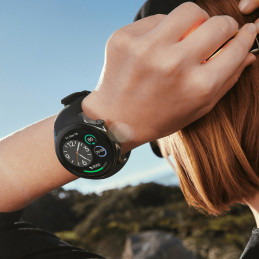 OnePlus Watch 2 3,63 cm (1.43") AMOLED Digitaalinen 466 x 466 pikseliä Kosketusnäyttö Musta Wi-Fi GPS (satelliitti)