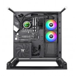 Thermaltake CL-W414-PL12SW-A Tietokoneen jäähdytysjärjestelmä Suoritin Nestejäähdytyspakkaus 12 cm Musta