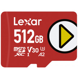 Lexar PLAY microSDXC UHS-I Card 512 GB Luokka 10