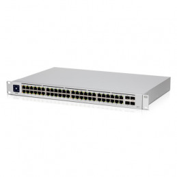 Ubiquiti UniFi USW-48-POE-EU verkkokytkin Hallittu Gigabit Ethernet (10 100 1000) Power over Ethernet -tuki Hopea