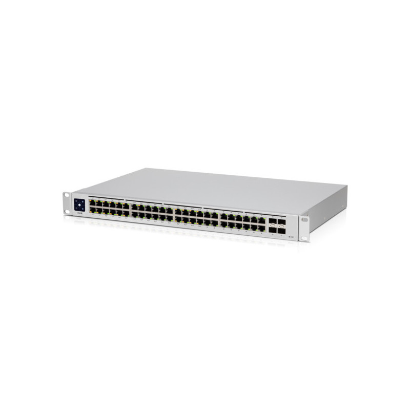 Ubiquiti UniFi USW-48-POE-EU verkkokytkin Hallittu Gigabit Ethernet (10 100 1000) Power over Ethernet -tuki Hopea