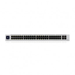 Ubiquiti UniFi USW-48-POE-EU verkkokytkin Hallittu Gigabit Ethernet (10 100 1000) Power over Ethernet -tuki Hopea