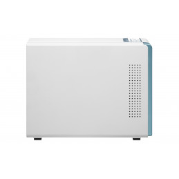 QNAP TS-233 NAS- ja tallennuspalvelimet Mini Tower Ethernet LAN Valkoinen Cortex-A55