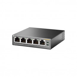 TP-Link TL-SF1005P verkkokytkin Hallitsematon Fast Ethernet (10 100) Power over Ethernet -tuki Musta